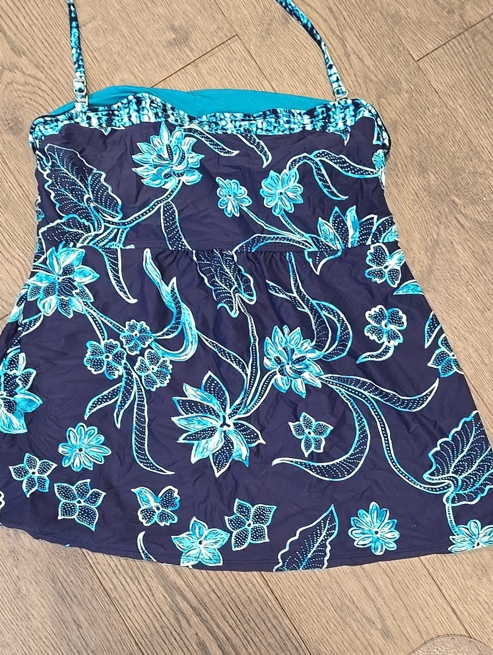 Beach House Turquoise Beach House Bathing Suit  Top